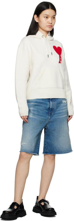 AMI Alexandre Mattiussi Black Round Toe Loafers - Picture 4