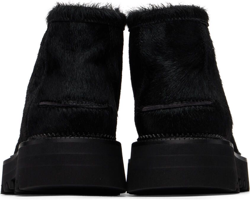 AMI Alexandre Mattiussi Black Shark Sole Boots