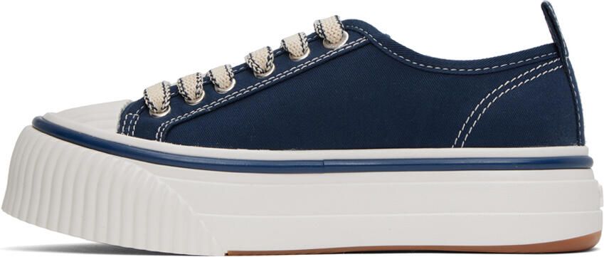 AMI Alexandre Mattiussi Navy Ami 1980 Sneakers - Picture 3