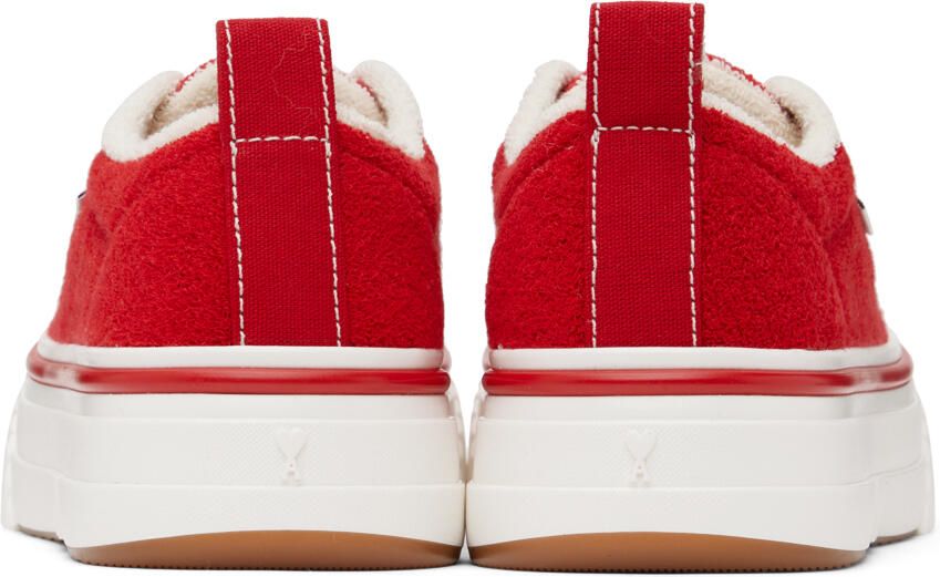 AMI Alexandre Mattiussi Red Ami 1980 Sneakers