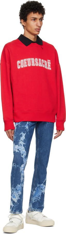 AMI Alexandre Mattiussi White Ami de Cœur Platform Sneakers - Picture 4