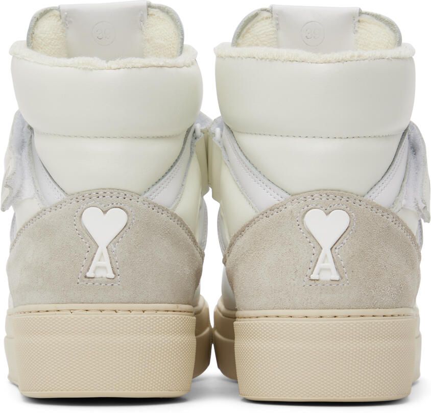 AMI Alexandre Mattiussi White Ami de Cœur Sneakers