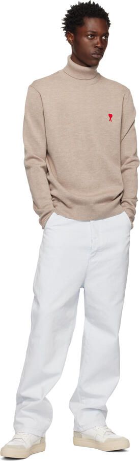 AMI Alexandre Mattiussi White Ami de Cœur Sneakers - Picture 5