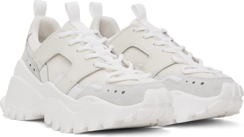 AMI Alexandre Mattiussi White Lucky 9 Sneakers - Picture 2