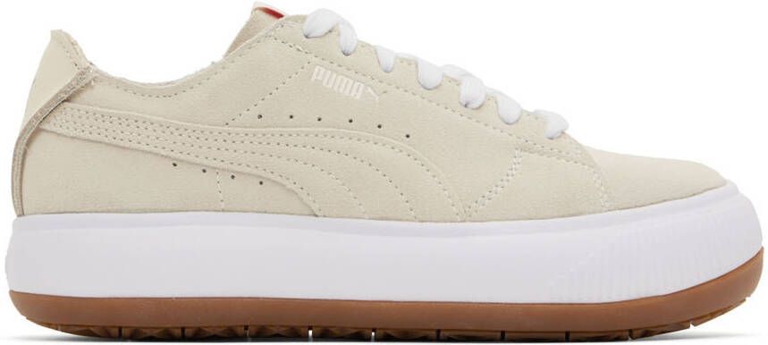 AMI Alexandre Mattiussi Beige Puma Edition Mayu Deconstruct Sneakers - Picture 5