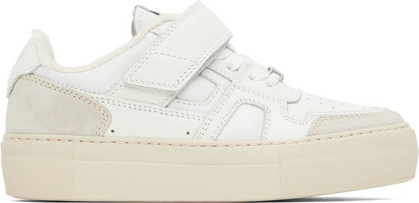 AMI Alexandre Mattiussi White Ami de Cœur Platform Sneakers - Picture 5