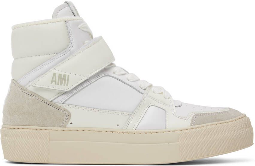 AMI Alexandre Mattiussi White Ami de Cœur Sneakers - Picture 6
