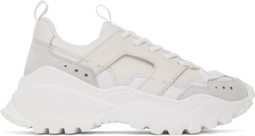 AMI Alexandre Mattiussi White Lucky 9 Sneakers - Picture 5