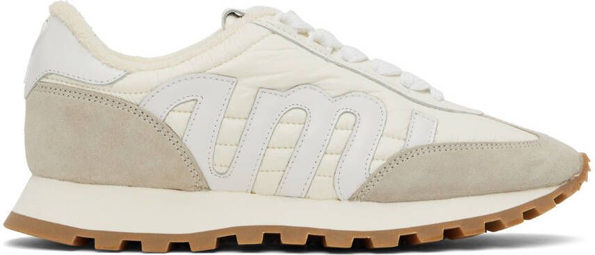 AMI Alexandre Mattiussi White New Running Sneakers