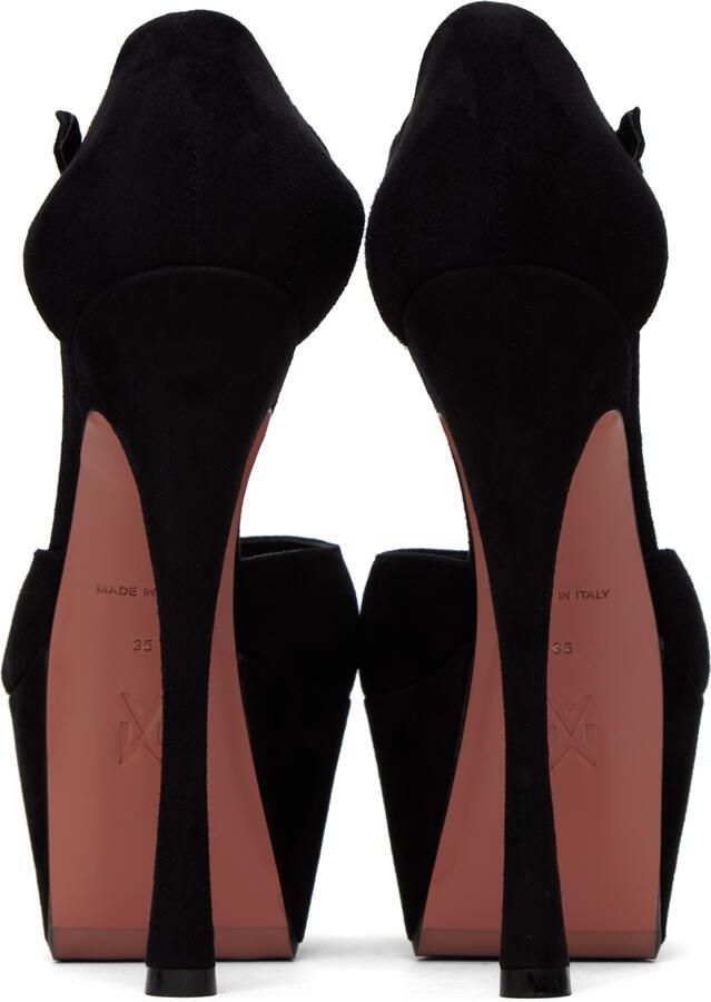 Amina Muaddi Black Angelica Heels - Picture 3