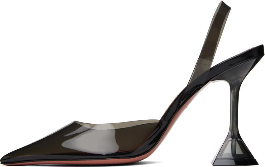 Amina Muaddi Black Holli Heels - Picture 3