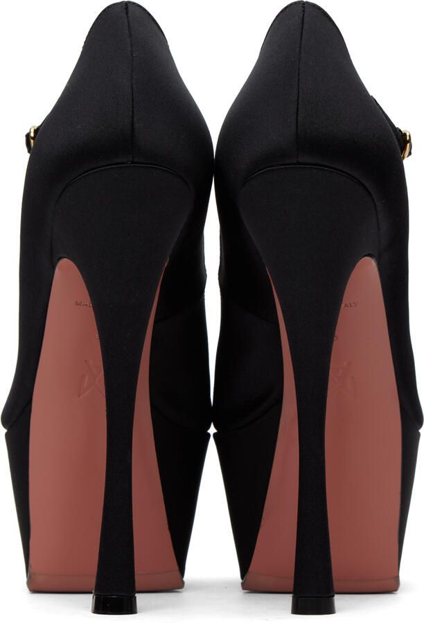 Amina Muaddi Black Yigit Pumps - Picture 3
