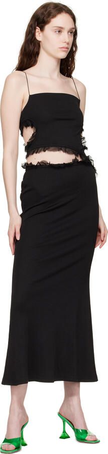 Amina Muaddi Green Lupita Heeled Sandals - Picture 4