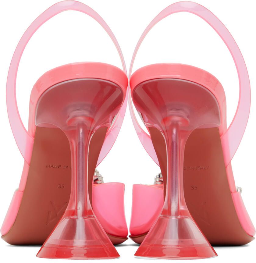 Amina Muaddi Pink Begum Heels