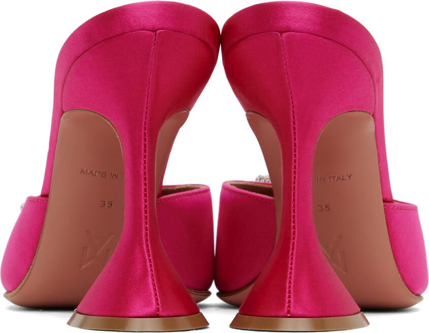 Amina Muaddi Pink Begum Mules