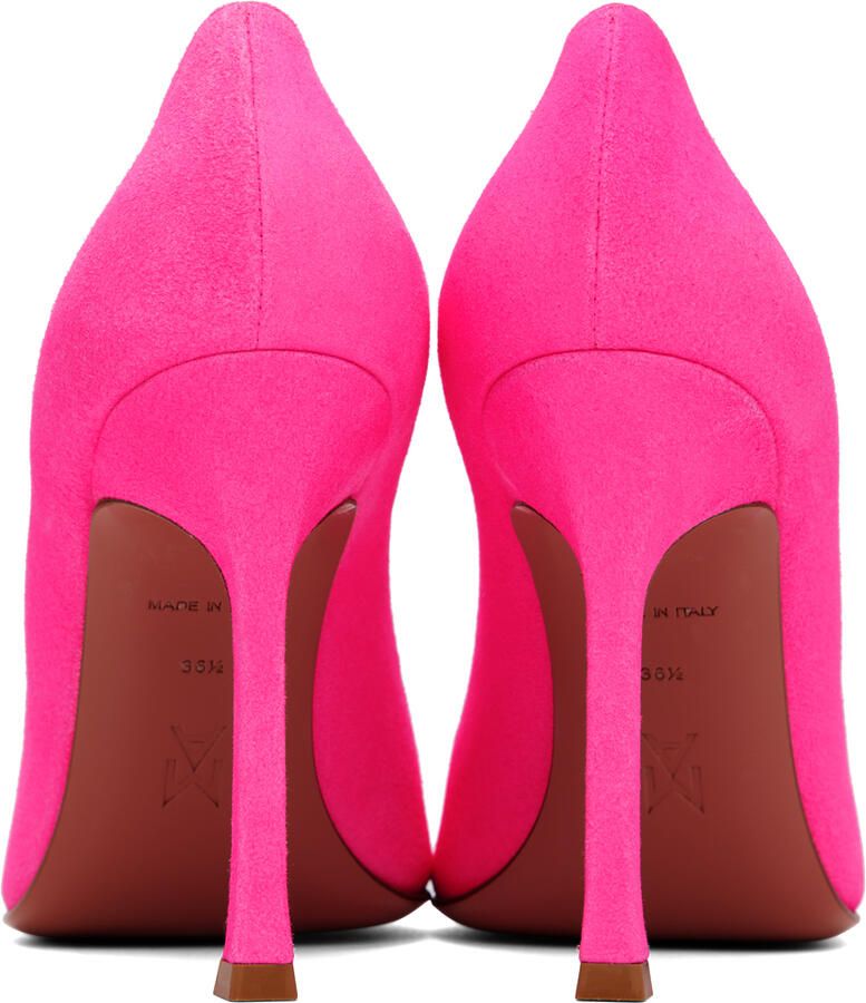 Amina Muaddi Pink Sharon Pump Heels