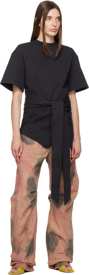 Amina Muaddi Yellow Paloma Crystal Slipper Heeled Sandals - Picture 4