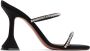 Amina Muaddi Black Gilda Heeled Sandals - Thumbnail 5