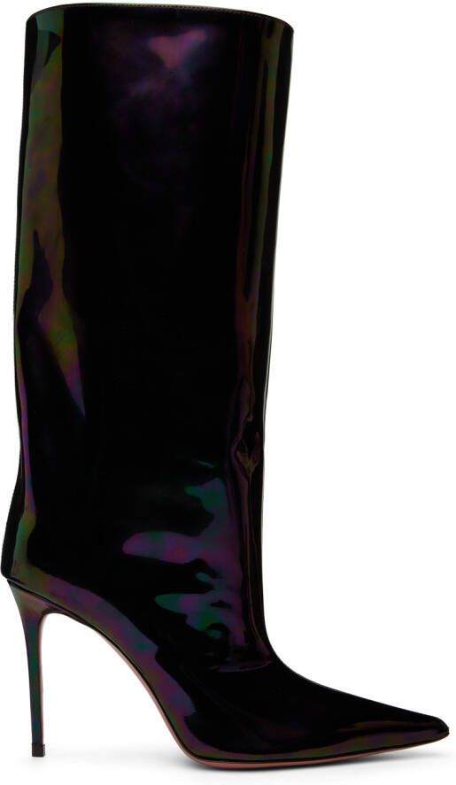 Amina Muaddi Multicolor Fiona Boots