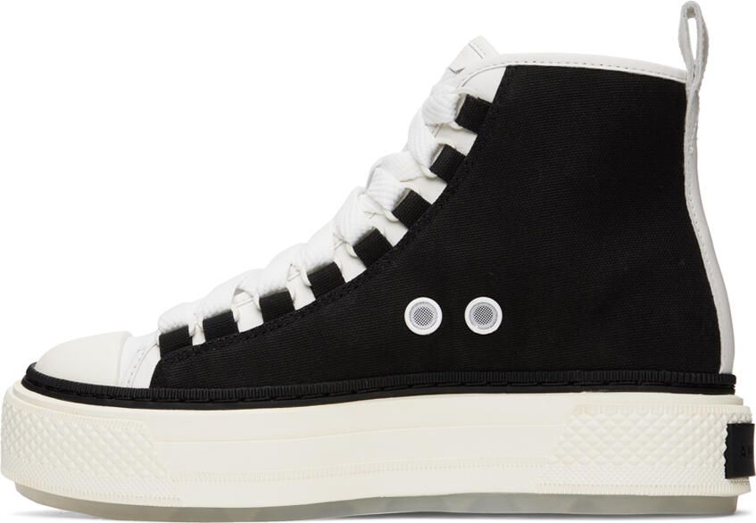AMIRI Black & White Court Hi Sneakers - Picture 3