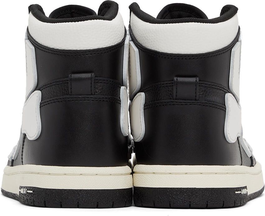 AMIRI Black & White Skel Top Hi Sneakers
