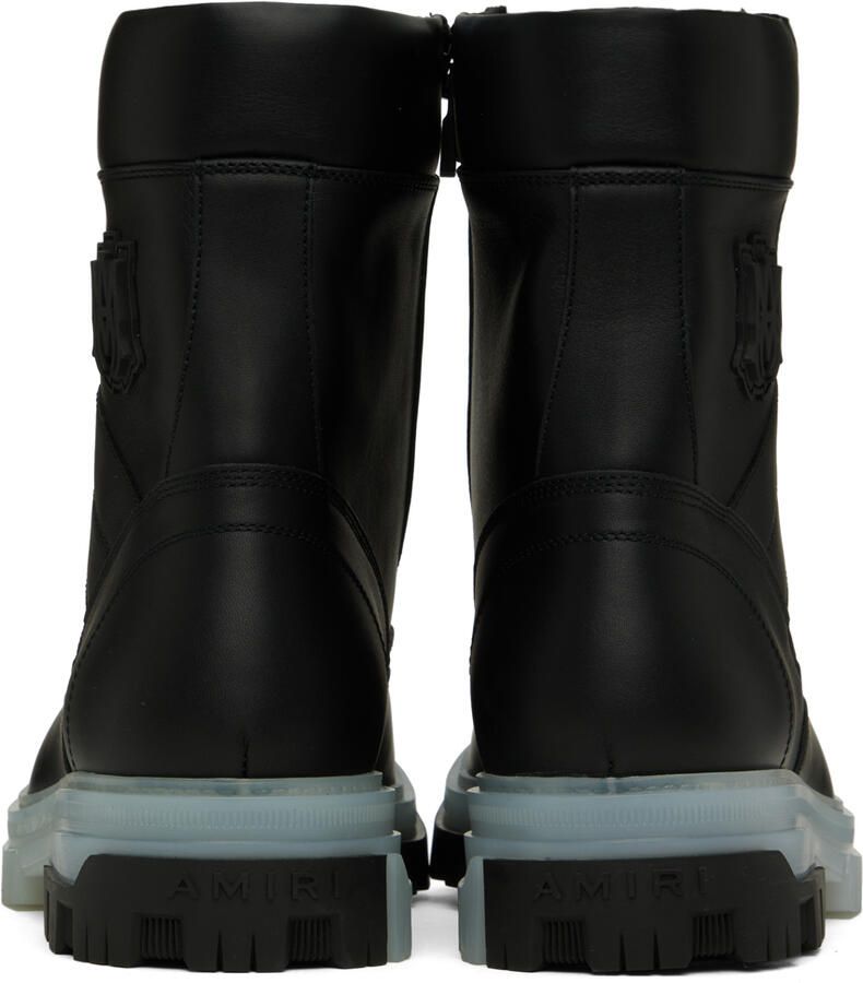 AMIRI Black Leather Boots