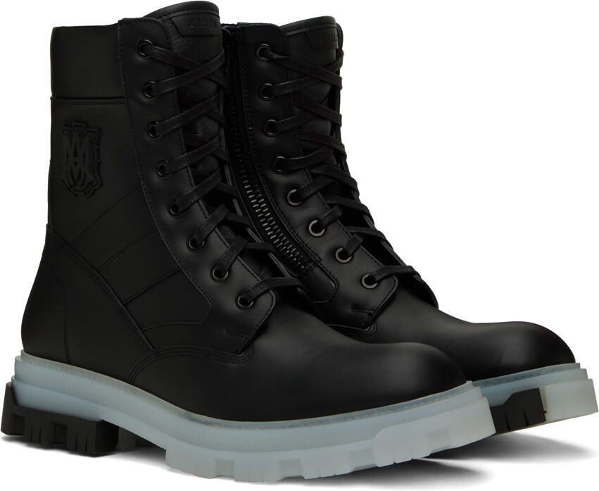 AMIRI Black Leather Boots - Picture 3