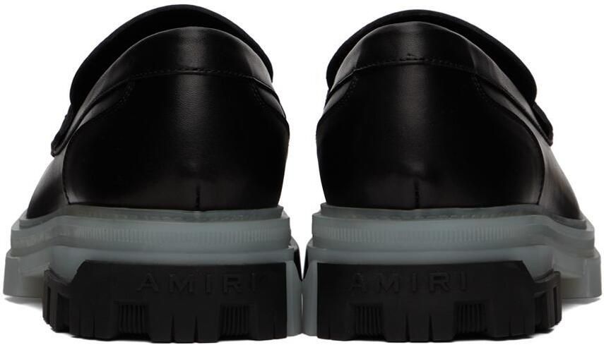 AMIRI Black Military Slip-On Loafers
