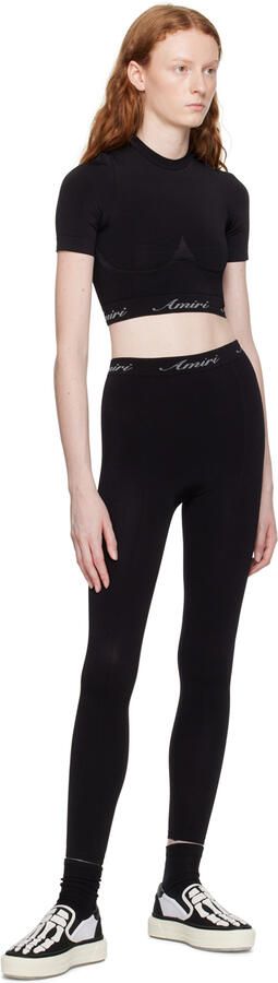 AMIRI Black Skel Top Sneakers - Picture 4