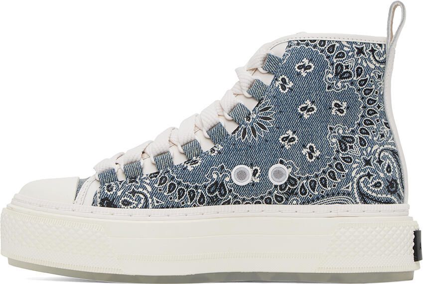 AMIRI Beige Court High Sneakers - Picture 5