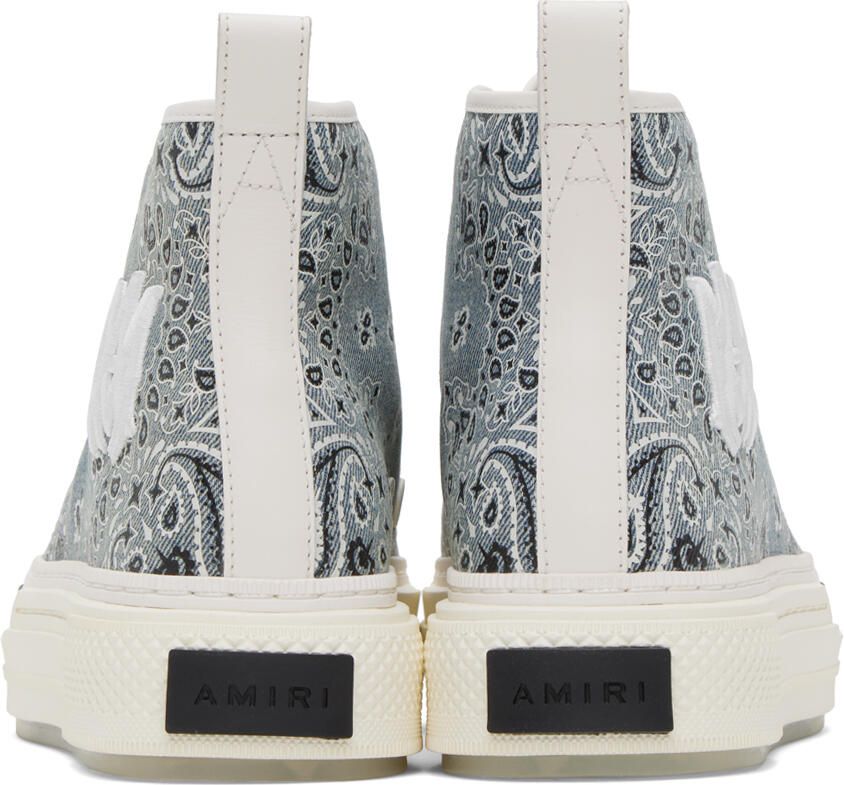 AMIRI Blue Court High Sneakers