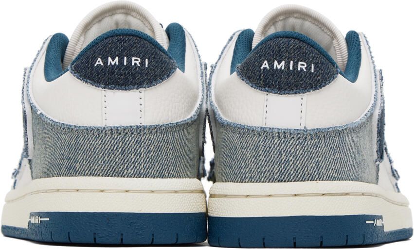 AMIRI Blue Skel Top Low Sneakers