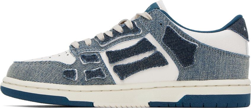 AMIRI Blue Skel Top Low Sneakers - Picture 3