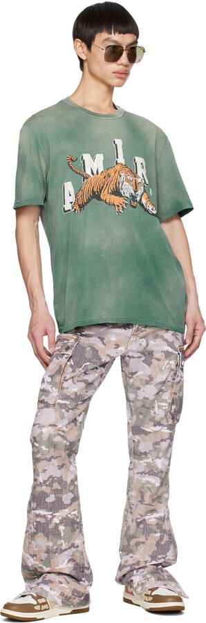 AMIRI Brown & Off-White Skel Top Low Sneakers - Picture 4