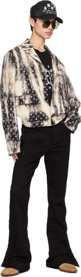 AMIRI Brown Bandana Buckle Boots - Picture 4