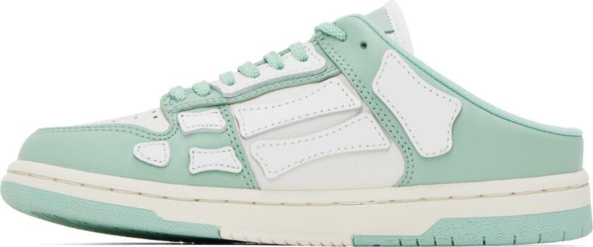 AMIRI Green Skel Top Mules - Picture 3