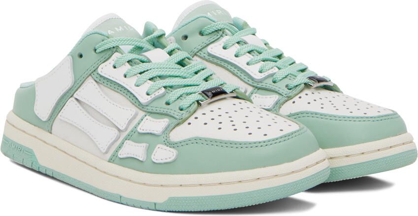 AMIRI Green Skel Top Mules