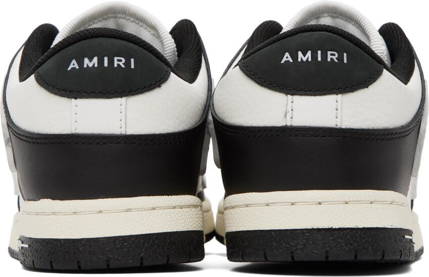AMIRI Kids Black & White Skel Sneakers