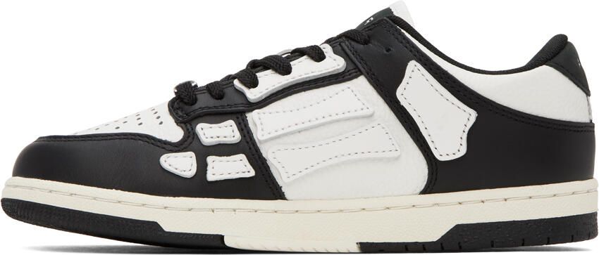 AMIRI Kids Black & White Skel Sneakers - Picture 3