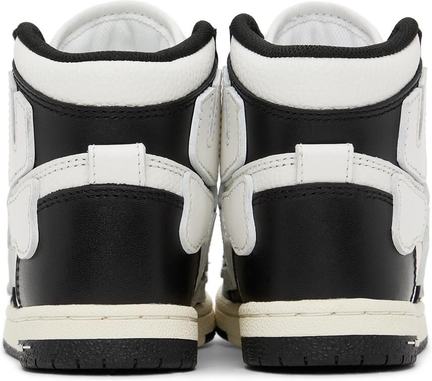 AMIRI Kids Black & White Skel Top Sneakers - Picture 5