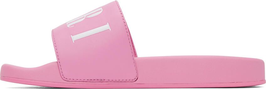 AMIRI Kids Pink Logo Pool Slides - Picture 3