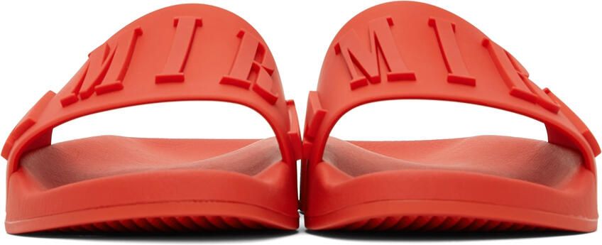 AMIRI Red Logo Pool Slides