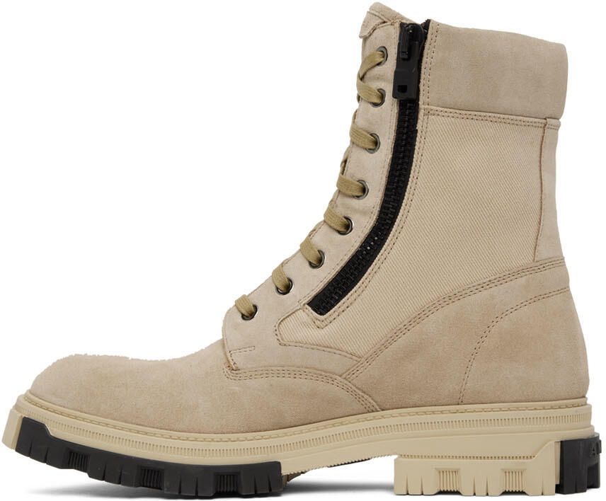 AMIRI Tan Military Combat Boots - Picture 3