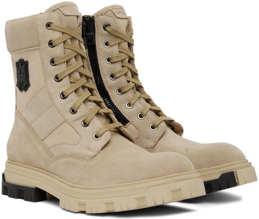 AMIRI Tan Military Combat Boots - Picture 2
