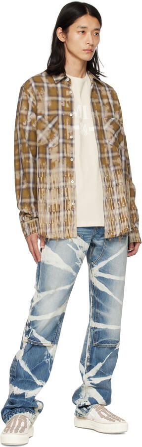 AMIRI Taupe Skel Top Sneakers - Picture 5