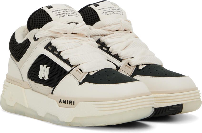 AMIRI White & Black MA-1 Sneakers - Picture 2