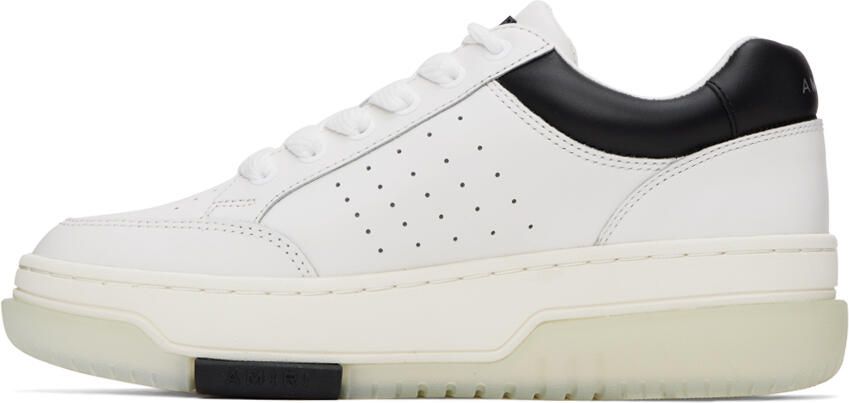 AMIRI White & Black Stadium Low Sneakers - Picture 3