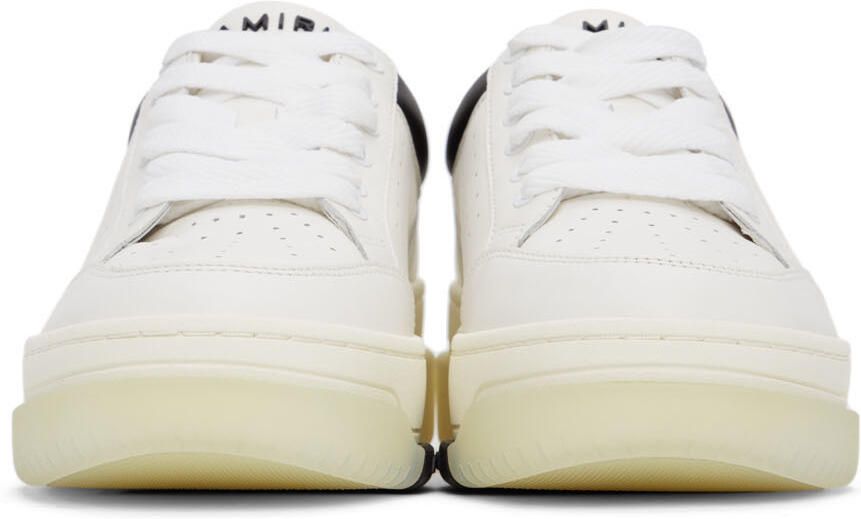 AMIRI White & Black Stadium Low Sneakers - Picture 3