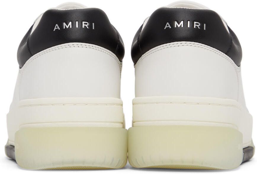 AMIRI White & Black Stadium Low Sneakers - Picture 2