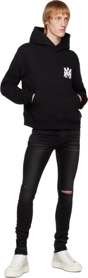 AMIRI White Stars Court High-Top Sneakers - Picture 4